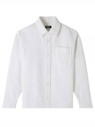 Basile Brodee Long Sleeve Shirt White - A.P.C. - BALAAN 2