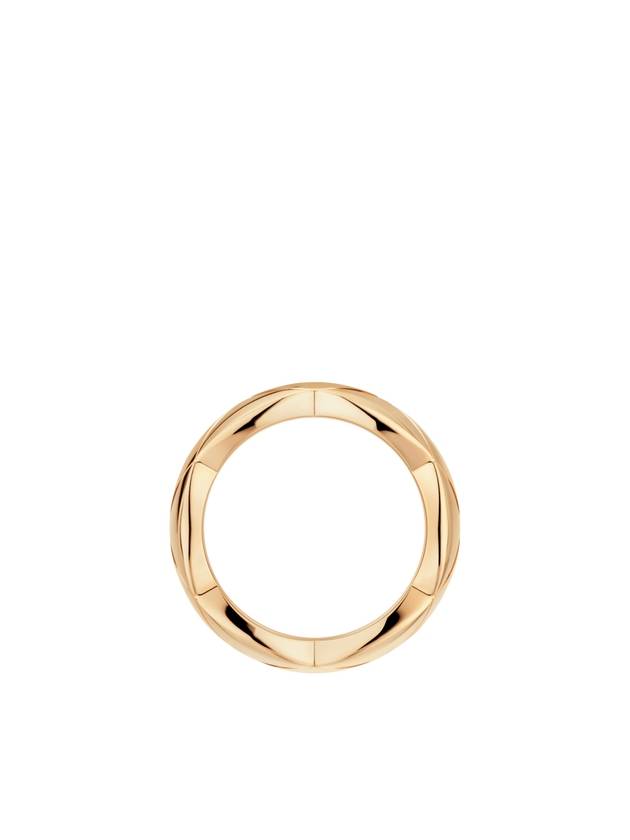 Coco Crush Ring Quilted Motif Large 18K Beige Gold - CHANEL - BALAAN 6