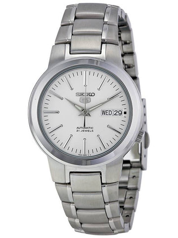 Seiko 5 Automatic White Dial Men's Watch SNKA01 - SEIKO - BALAAN 1