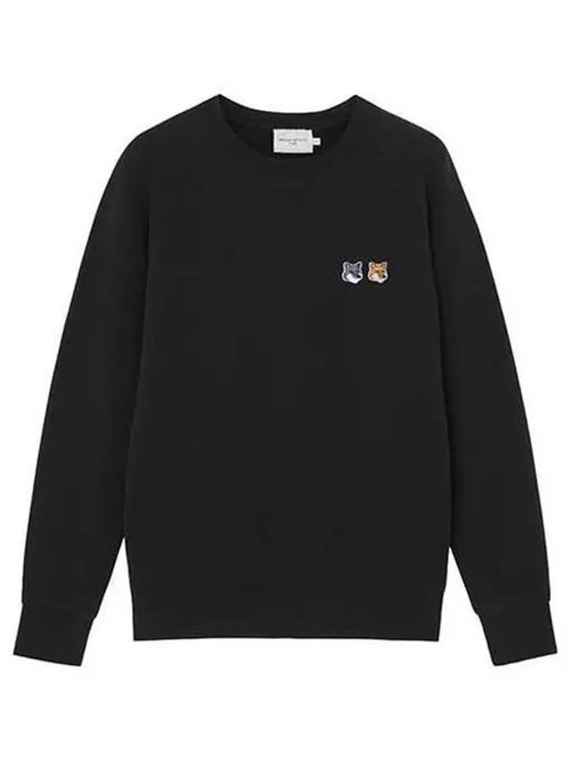 Double Fox Head Patch Classic Sweatshirt Anthracite - MAISON KITSUNE - BALAAN 2