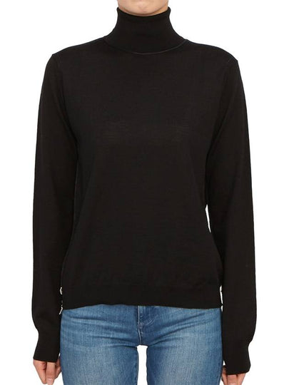 Women's Work In Progress Turtleneck Black - MAISON MARGIELA - BALAAN 2