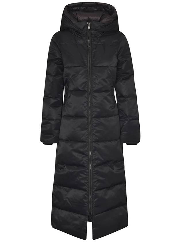 Mystique Satin Long Parka Padding Black - CANADA GOOSE - BALAAN 1