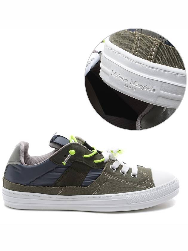 Men's Evolution Low Top Sneakers Green - MAISON MARGIELA - BALAAN 2