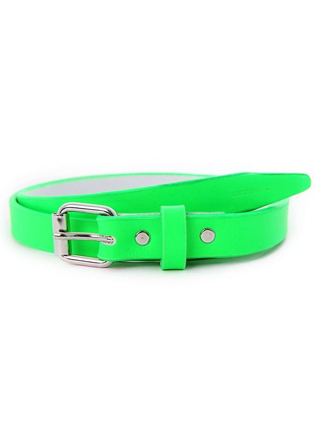 Buckle Leather Belt Green - DSQUARED2 - BALAAN 5