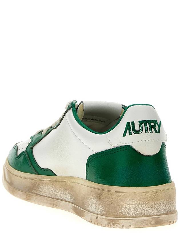 Super Vintage Low Top Sneakers Green - AUTRY - BALAAN 4