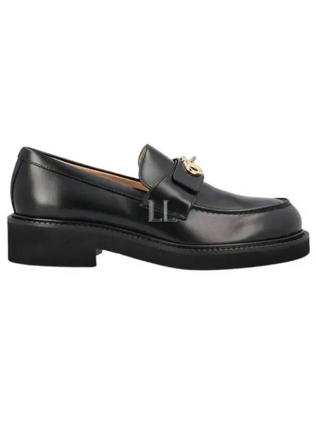 V Logo Locker Loafers Black - VALENTINO - BALAAN 2