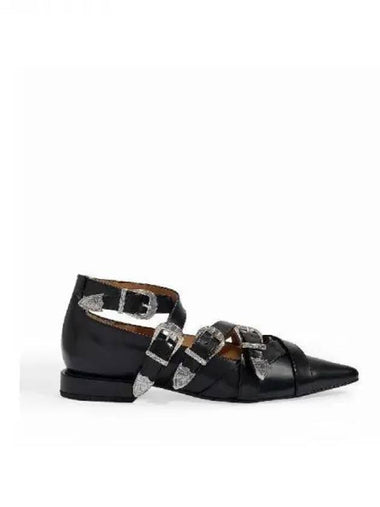 Toga PULLA point toe buckle strap leather loafer 270944 - TOGA PULLA - BALAAN 1