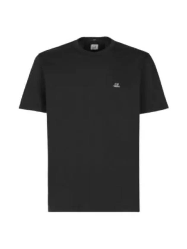 Logo Short Sleeve T-Shirt Black - CP COMPANY - BALAAN 2