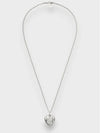 Women's Blind For Love Necklace YBB455542001 Silver - GUCCI - BALAAN 3