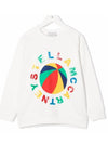 Kids Women Beach Ball Sweatshirt 8Q4AK0 Z0173 100MC - STELLA MCCARTNEY - BALAAN 1