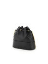 V Logo Chain Bucket Bag Black - VALENTINO - BALAAN 3