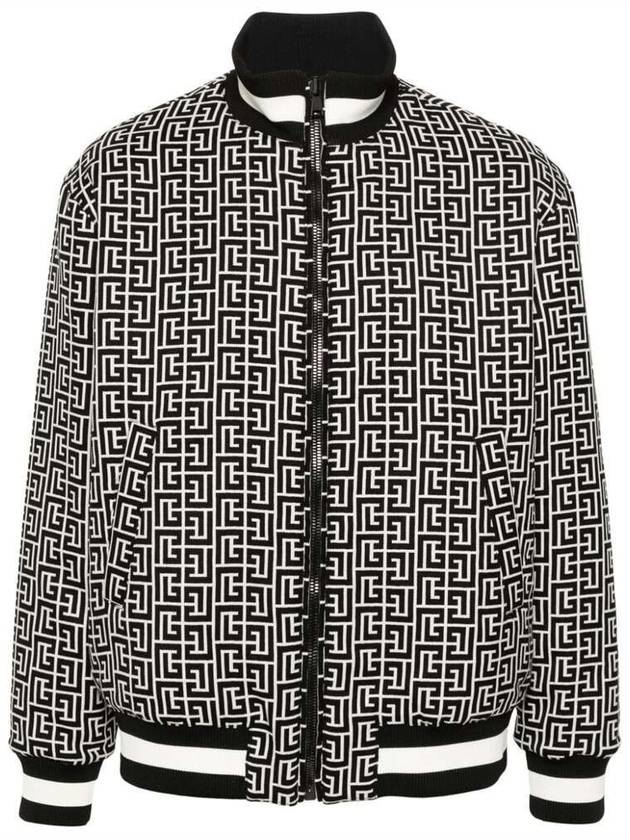 Balmain 'Monogram' Reversible Bomber Jacket - BALMAIN - BALAAN 1