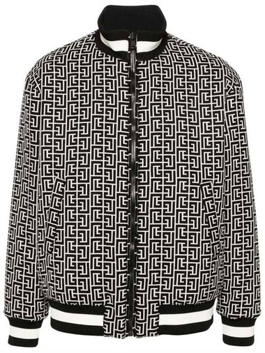 Balmain 'Monogram' Reversible Bomber Jacket - BALMAIN - BALAAN 1