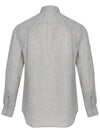 Linen Long Sleeve Shirt Light Khaki - SOLEW - BALAAN 3