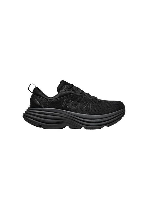 Bondi 8 Low Top Sneakers Black - HOKA ONE ONE - BALAAN 1