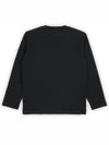 Kids Cotton Jersey Long Sleeve T-Shirt Black - STONE ISLAND - BALAAN 3