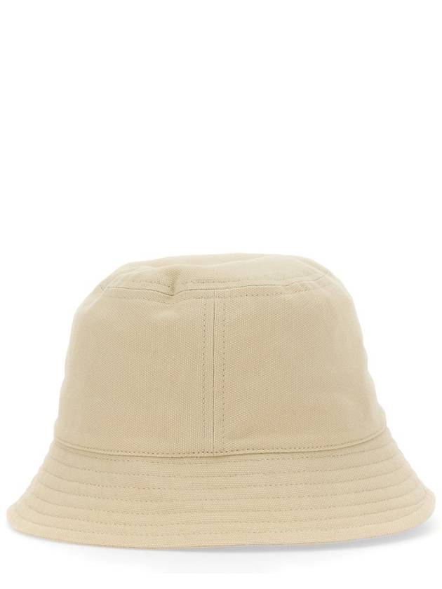 Haley Embroidered Logo Bucket Hat Ivory - ISABEL MARANT - BALAAN 4