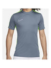 Men's Dry-Fit Academy Short Sleeve Football Short Sleeve T-Shirt Diffused Blue - NIKE - BALAAN 1