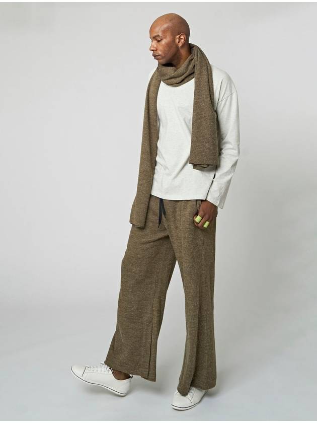 Wide Slit Track Pants Khaki - ATHPLATFORM - BALAAN 6