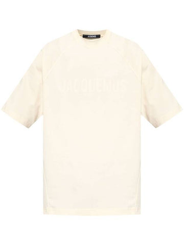 JACQUEMUS LE TSHIRT TYPO - JACQUEMUS - BALAAN 1