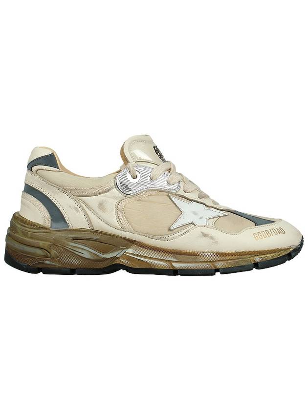 Dad Star Nappa Nylon Low Top Sneakers Beige - GOLDEN GOOSE - BALAAN 5