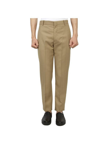 Tailored Cigarette Straight Pants Dark Beige - ALEXANDER MCQUEEN - BALAAN 1