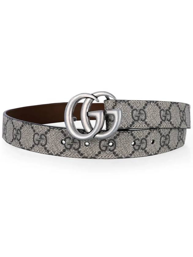 Kids Double G Belt Beige - GUCCI - BALAAN 4