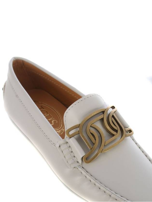 Kate Gommino Leather Driving Shoes White - TOD'S - BALAAN 4