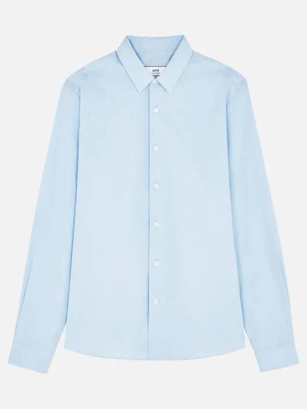 Classic Long Sleeve Shirt Sky Blue - AMI - BALAAN 2