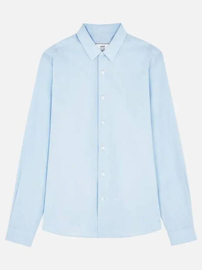 Classic Long Sleeve Shirt Sky Blue - AMI - BALAAN 2