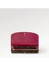 Emily Monogram Long Wallet Fuchsia - LOUIS VUITTON - BALAAN 4