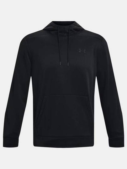 Men's UA Armor Fleece Hoodie Black - UNDER ARMOUR - BALAAN 2