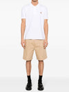 Fox Head Patch Cotton Polo Shirt White - MAISON KITSUNE - BALAAN 3