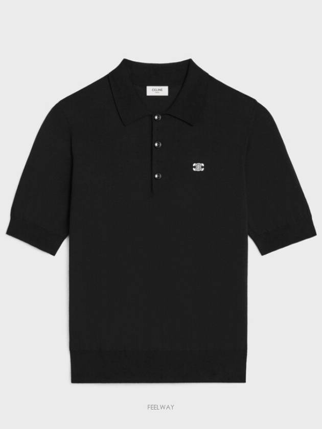 Men s PK Shirt C line T shirts and Polos Black - CELINE - BALAAN 2