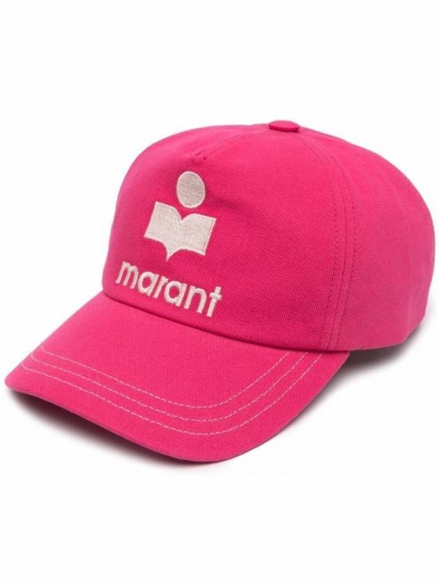 Tyron Logo Ball Cap Fuchsia - ISABEL MARANT - BALAAN 1