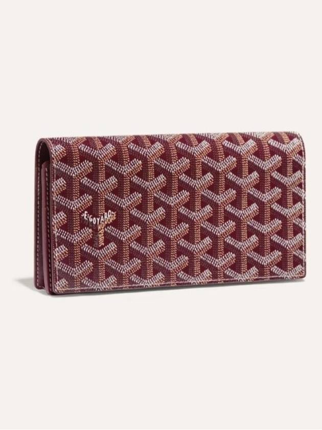 Richelieu long wallet burgundy men women - GOYARD - BALAAN 1