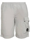 Lens Wappen Nylon Swim Shorts Grey - CP COMPANY - BALAAN 2