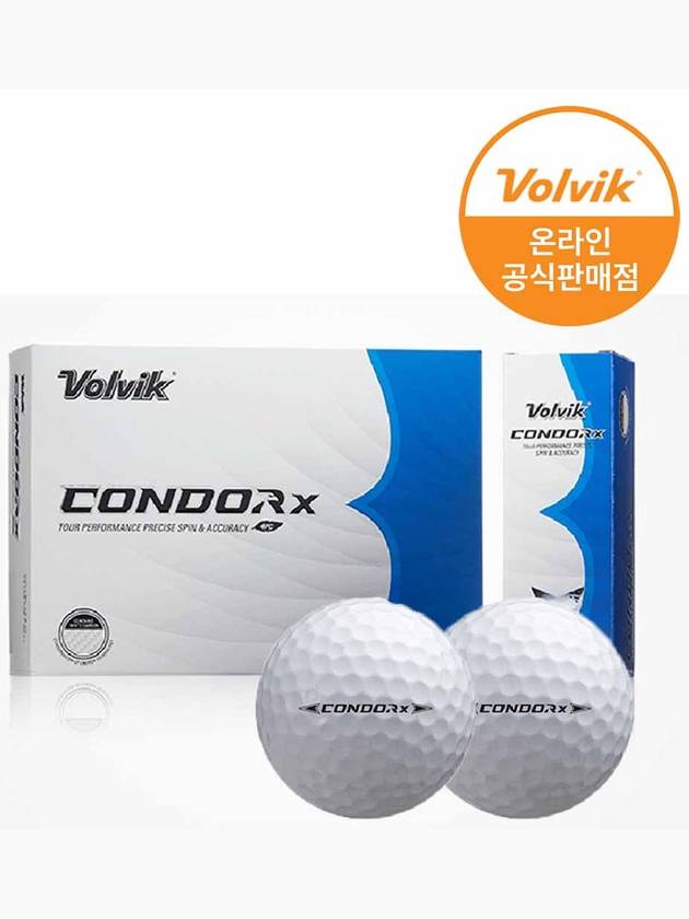 CondorX urethane golf balls 4 pieces, 12 balls - VOLVIK - BALAAN 1