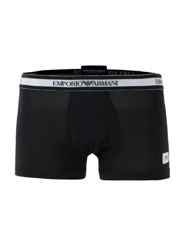 Logo Band Boxer Briefs Black - EMPORIO ARMANI - BALAAN 1