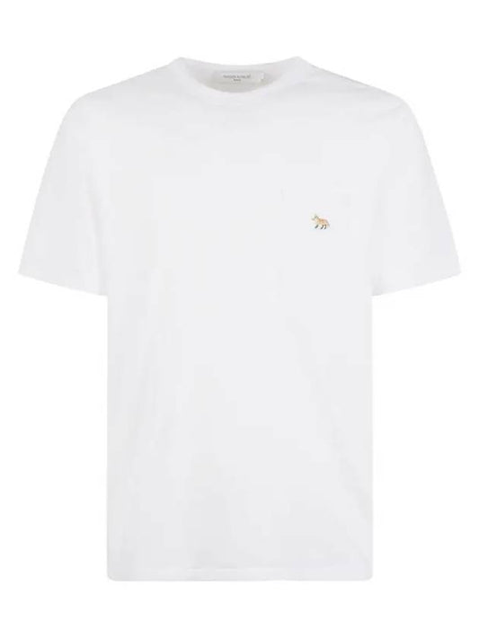 Baby Fox Patch Pocket Short Sleeve T-Shirt White - MAISON KITSUNE - BALAAN 2