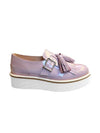 Women's Fringe Tassel Leather Loafers Pink - TOD'S - BALAAN 1