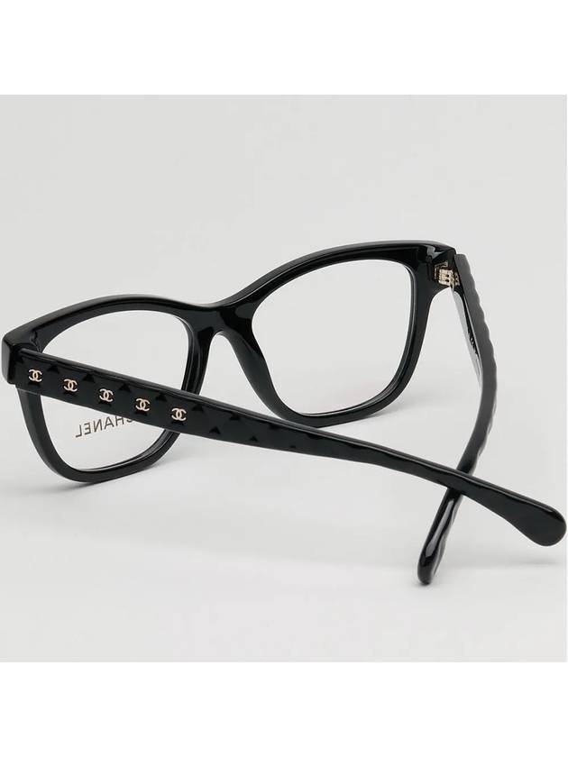 Eyewear Square Logo Eyeglasses Black - CHANEL - BALAAN 5