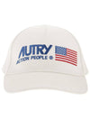 Capello Iconic Logo Ball Cap White - AUTRY - BALAAN 2