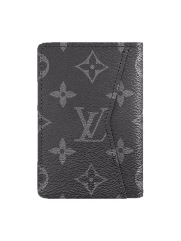 Pocket Organizer Monogram Card Wallet Black - LOUIS VUITTON - BALAAN 4