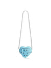 Le Cagole Heart Cross Mini Bag Blue - BALENCIAGA - BALAAN 2