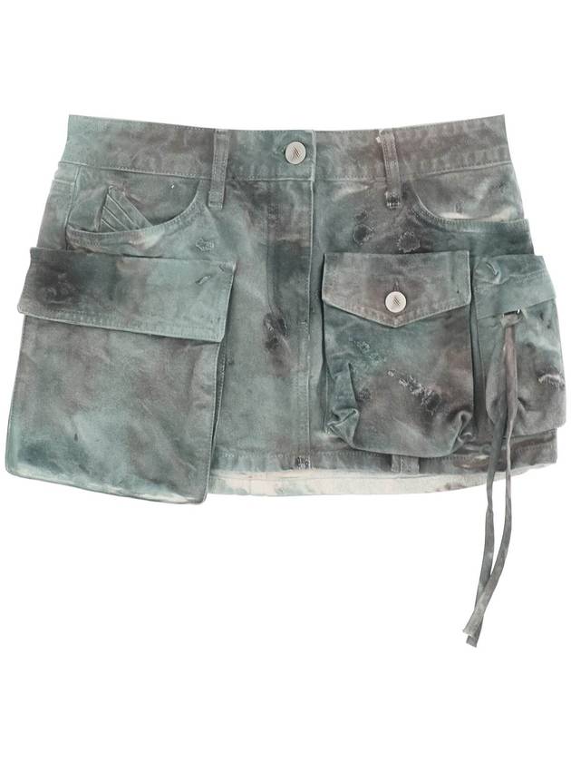 fay camouflage cargo mini skirt - THE ATTICO - BALAAN 1