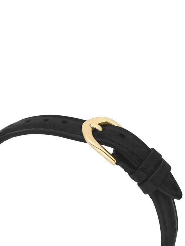 analog leather watch black white - CASIO - BALAAN 5