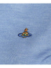 Women's Bea ORB Embroidered Knit Top Indigo - VIVIENNE WESTWOOD - BALAAN.