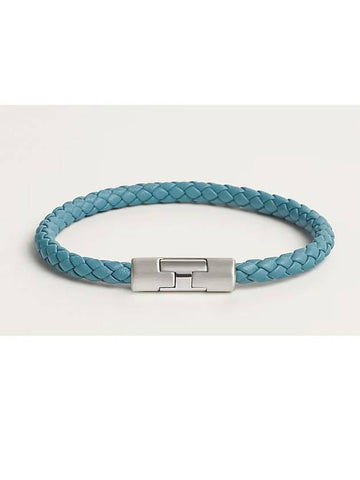 Puzzle H Goliath Men s Leather Bracelet - HERMES - BALAAN 1