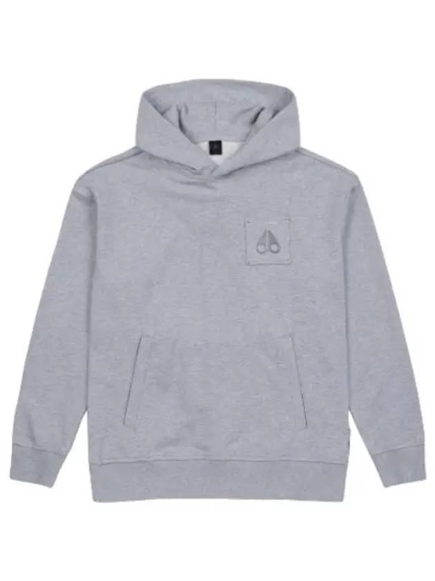 logo patch hood gray - MOOSE KNUCKLES - BALAAN 1